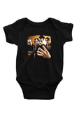 Good Charlotte Baskılı Unisex Siyah Bebek Body - Zıbın