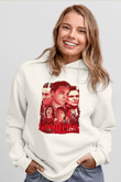 Goodfellas Baskılı Beyaz Unisex Hoodie