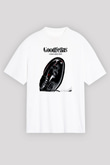 Goodfellas Baskılı Beyaz Unisex Oversize Tişört - Tshirt