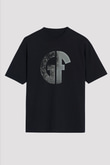 Gorefest Baskılı Unisex Siyah Oversize Tişört