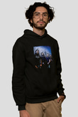 Gorguts Baskılı Unisex Siyah Hoodie