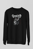 Gorguts Siyah Unisex Sweatshirt