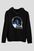 Goril Siyah Unisex Hoodie