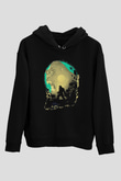 Goril Siyah Unisex Hoodie