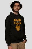 Goril Siyah Unisex Hoodie