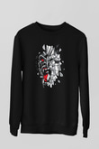 Goril Siyah Unisex Sweatshirt