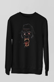 Goril Siyah Unisex Sweatshirt
