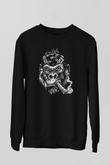 Goril Siyah Unisex Sweatshirt