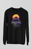Goril Siyah Unisex Sweatshirt
