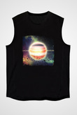Gorillaz Baskılı Unisex Siyah Kolsuz Tişört