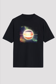 Gorillaz Baskılı Unisex Siyah Oversize Tişört
