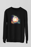 Gorillaz Baskılı Unisex Siyah Sweatshirt