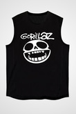 Gorillaz Siyah Unisex Kolsuz Tişört
