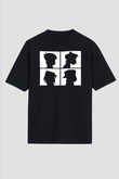 Gorillaz Siyah Unisex Oversize Tişört T-Shirt