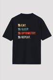 Gözlükçü Siyah Unisex Tişört T-Shirt - TişörtFabrikası