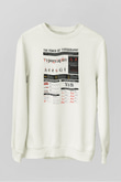 Grafiker Beyaz Unisex Sweatshirt