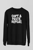 Grafiker Siyah Unisex Sweatshirt