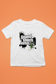 Grand Theft Auto Baskılı Beyaz Unisex Çocuk Tişört
