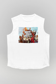Grand Theft Auto Beyaz Unisex Kolsuz Tişört