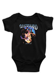 Grateful Dead Baskılı Siyah Bebek Body - Zıbın