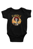 Grateful Dead Baskılı Siyah Bebek Body - Zıbın