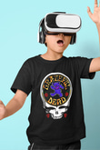 Grateful Dead Baskılı Siyah Unisex Çocuk Tişört