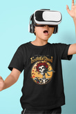 Grateful Dead Baskılı Siyah Unisex Çocuk Tişört