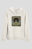 Grateful Dead Baskılı Unisex Beyaz Hoodie