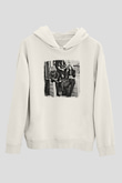 Grateful Dead Baskılı Unisex Beyaz Hoodie