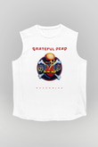 Grateful Dead Beyaz Unisex Kolsuz Tişört