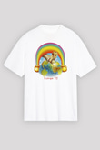 Grateful Dead Beyaz Unisex Oversize Tişört T-Shirt