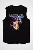Grateful Dead Siyah Unisex Kolsuz Tişört