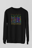 Grateful Dead Siyah Unisex Sweatshirt