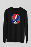 Grateful Dead Siyah Unisex Sweatshirt