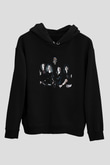 Grave Digger Baskılı Unisex Siyah Hoodie
