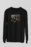 Grave Digger Baskılı Unisex Siyah Sweatshirt
