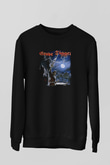 Grave Digger Baskılı Unisex Siyah Sweatshirt