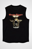 Grave Digger Siyah Unisex Kolsuz Tişört