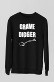Grave Digger Siyah Unisex Sweatshirt