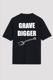 Grave Digger Siyah Unisex Tişört T-Shirt - TişörtFabrikası