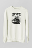 Graveyard Beyaz Unisex Sweatshirt