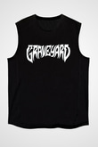 Graveyard Siyah Unisex Kolsuz Tişört