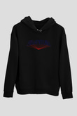 Gravitar Siyah Unisex Hoodie