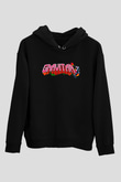 Gravitar Siyah Unisex Kapüşonlu Sweatshirt
