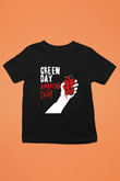 Green Day Baskılı Siyah Unisex Çocuk Tişört