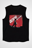 Green Day Baskılı Unisex Siyah Kolsuz Tişört