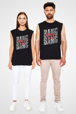Green Day Baskılı Unisex Siyah Kolsuz Tişört