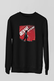 Green Day Baskılı Unisex Siyah Sweatshirt