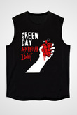 Green Day Siyah Unisex Kolsuz Tişört
