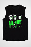 Green Day Siyah Unisex Kolsuz Tişört